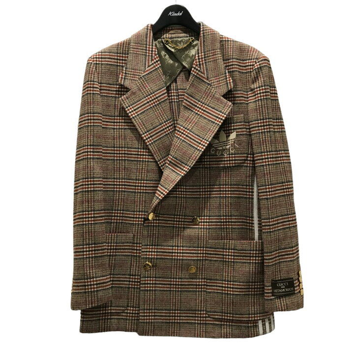 楽天市場】【中古】GUCCI×adidas22AW チェック チェックテーラード 