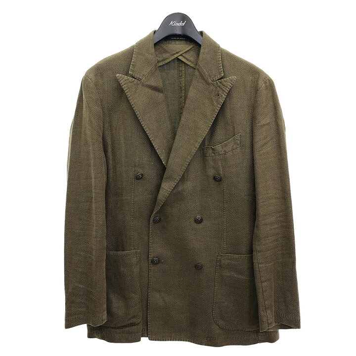 楽天市場】【中古】TAGLIATORE リネン／コットン ダブルブレスト 