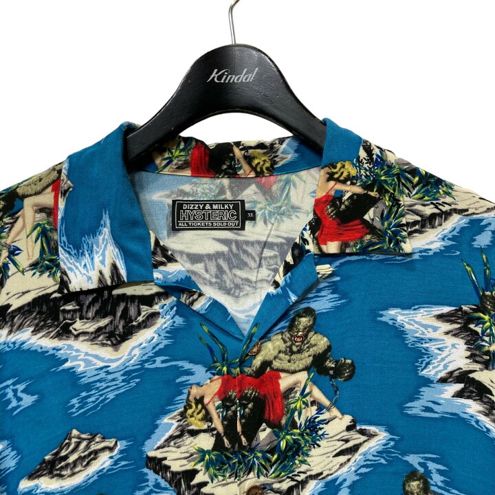 楽天市場】【中古】Hysteric Glamour SWAMP MAIDEN柄 アロハシャツ 