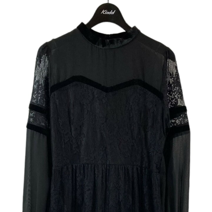 楽天市場】【中古】AMERI 花柄 長袖ワンピース 0181520270 ブラック  