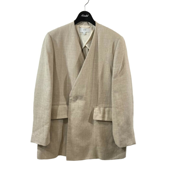 楽天市場】【中古】HYKE 23SS LINEN DOUBLE-BREASTED BLAZER 