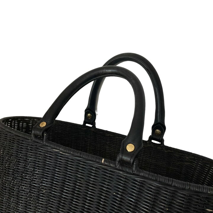 楽天市場】【中古】MANIMARISカゴバッグ ブラック【価格見直し  