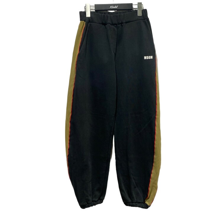 楽天市場】【中古】MSGM サイドライン スウェットパンツ ブラック  