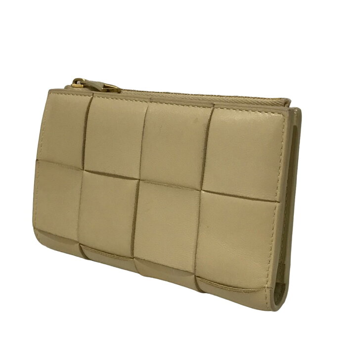 楽天市場】【中古】BOTTEGA VENETAカセットスモール 2つ折り財布  
