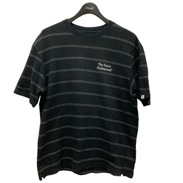 楽天市場】【中古】ENNOY ボーダーTシャツ SS21BRENCT04AM ブラック  
