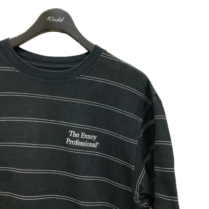 楽天市場】【中古】ENNOY ボーダーTシャツ SS21BRENCT04AM ブラック 