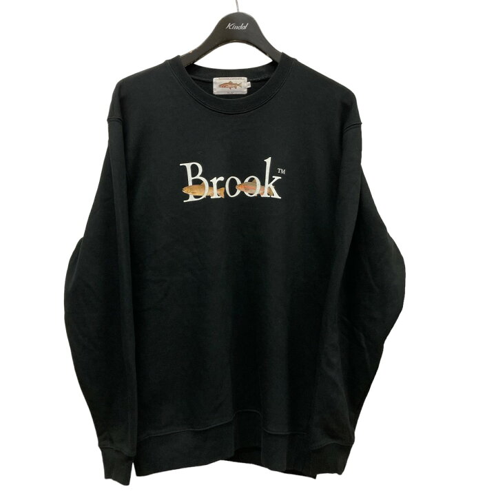 楽天市場】【中古】Brook プリントスウェット ブラック サイズ：L 