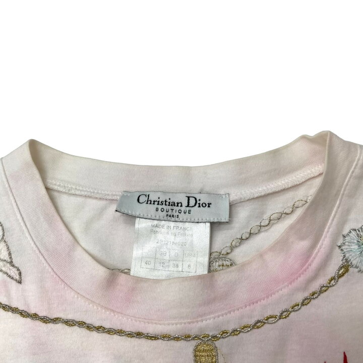 楽天市場】【中古】Christian Dior 刺繍 ジョンガリアーノ期 Tシャツ 