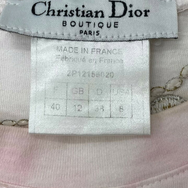 楽天市場】【中古】Christian Dior 刺繍 ジョンガリアーノ期 Tシャツ 