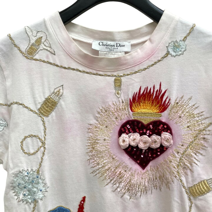 楽天市場】【中古】Christian Dior 刺繍 ジョンガリアーノ期 Tシャツ 