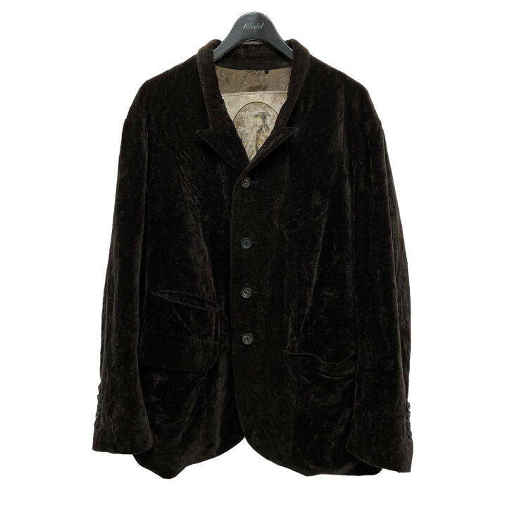 楽天市場】【中古】ZIGGY CHENVELVETEEN PLEATS BLAZER ジャケット 