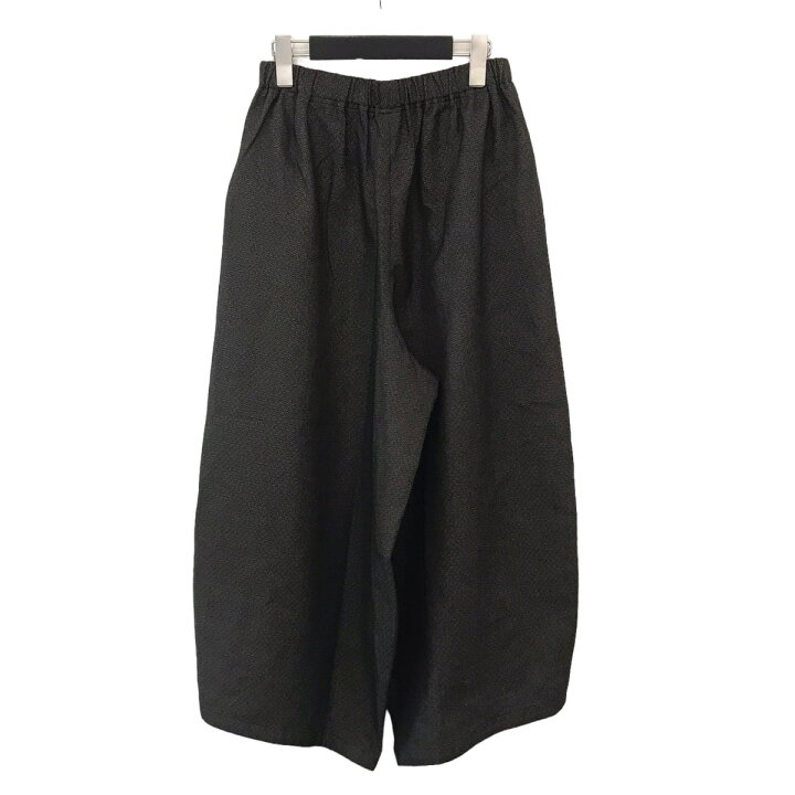 楽天市場】【中古】kujaku裾ボタンコットンシルクイージーワイドパンツ 