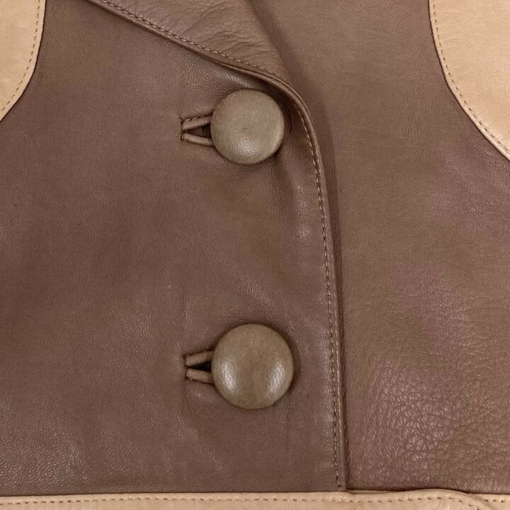 楽天市場】【中古】MARNI レザージャケット ベージュ サイズ：38 