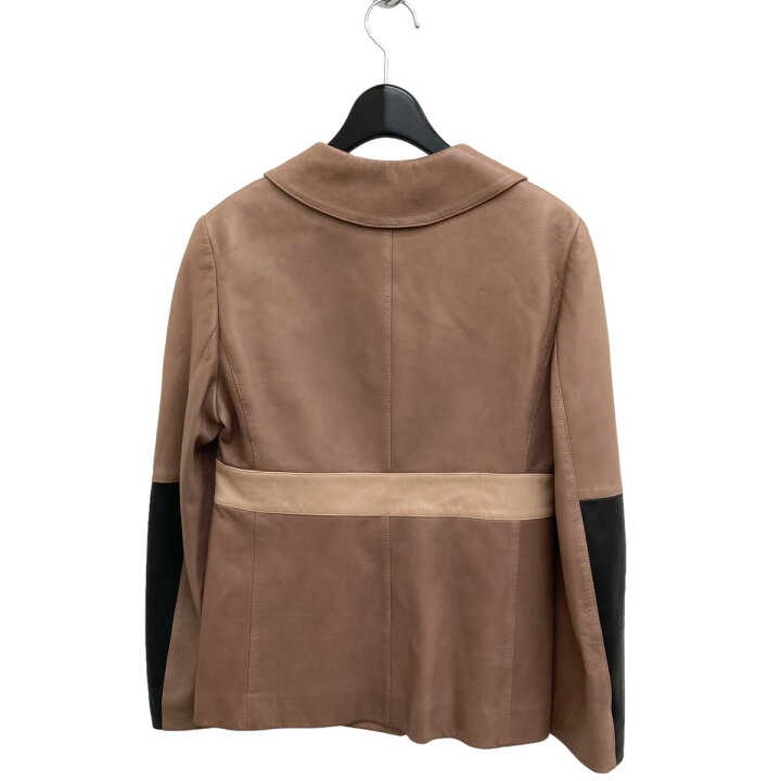 楽天市場】【中古】MARNI レザージャケット ベージュ サイズ：38 