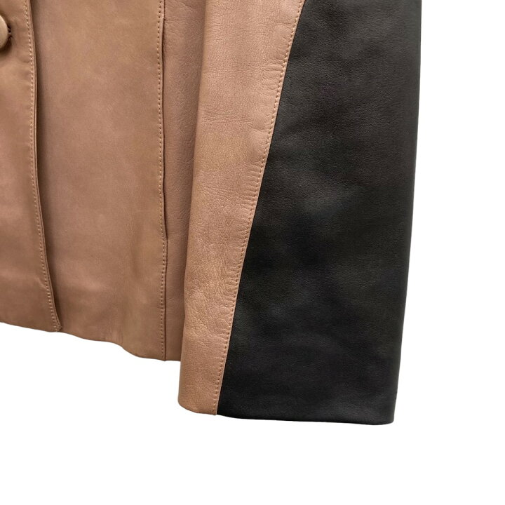 楽天市場】【中古】MARNI レザージャケット ベージュ サイズ：38 