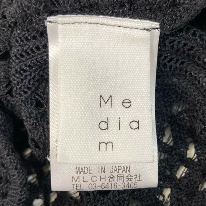 楽天市場】【中古】Mediamレースブラウス MD12-0018 ブラック サイズ 