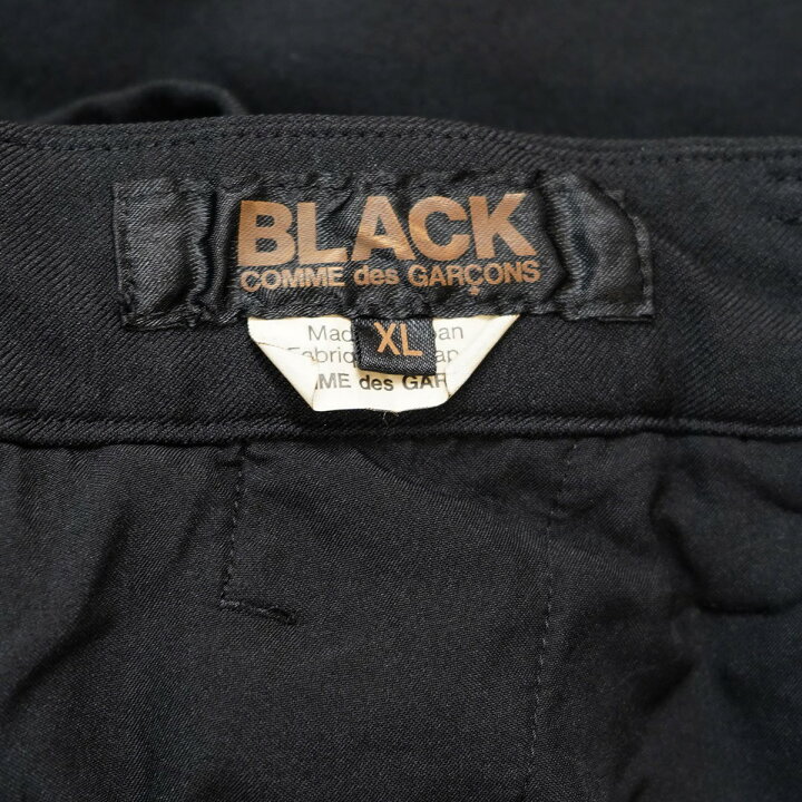 楽天市場】【中古】BLACK COMME des GARCONS 23SS エステル縮絨ワイド  