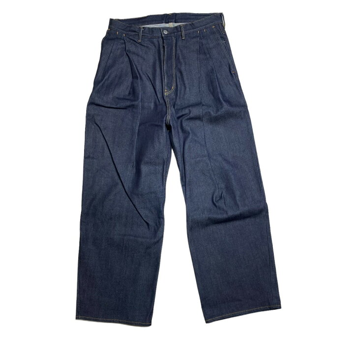 楽天市場】【中古】SUBLATIONS 2TUCK WIDE DENIM PANTS デニムパンツ 