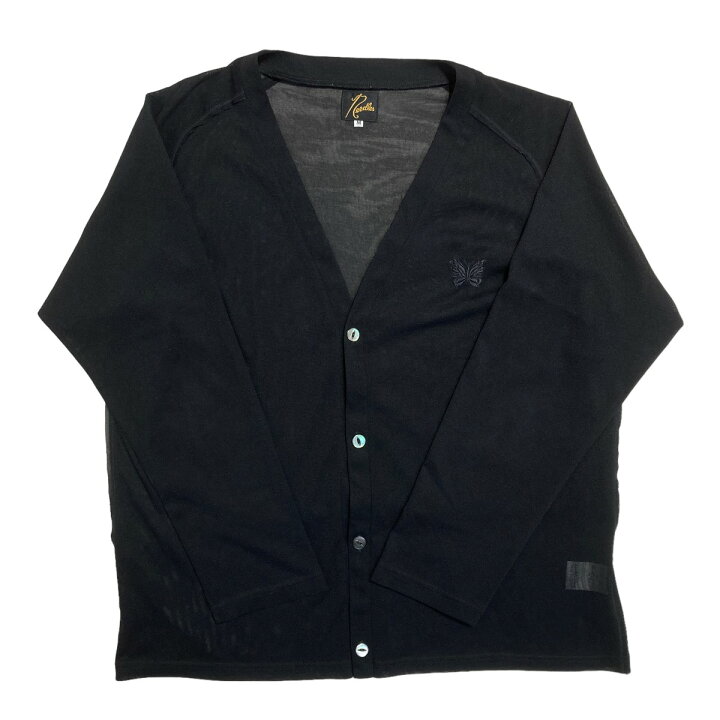 楽天市場】【中古】Needles V Neck Cardigan - Poly Mesh カーディガン 