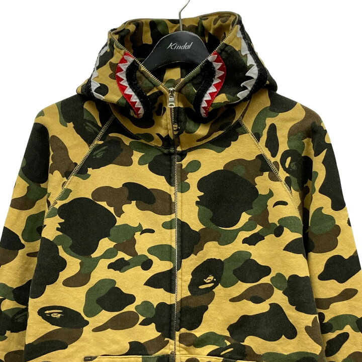 楽天市場】【中古】A BATHING APEshark full zip hoodie カモ柄ジップ 