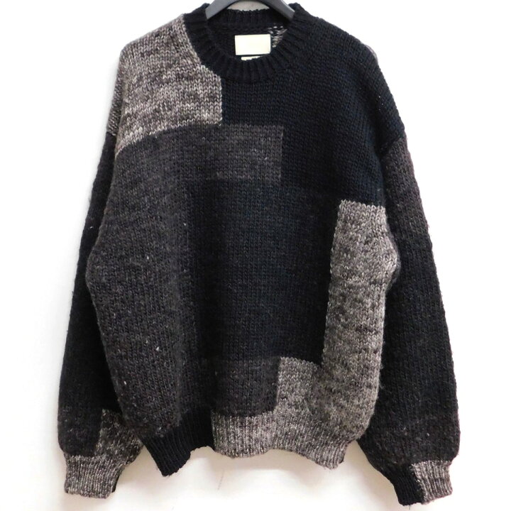 楽天市場】【中古】YOKE 2023AW INTARSIA BLOCKING CREWNECK SWEATER 