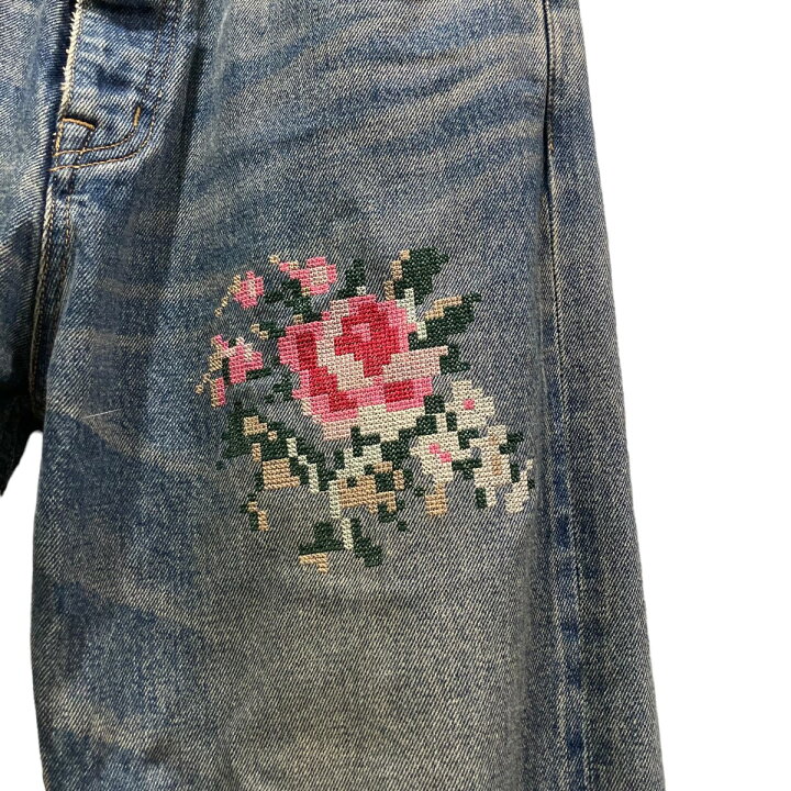 楽天市場】【中古】DAIRIKU フラワー刺繍デニムパンツ 21AW D-8 