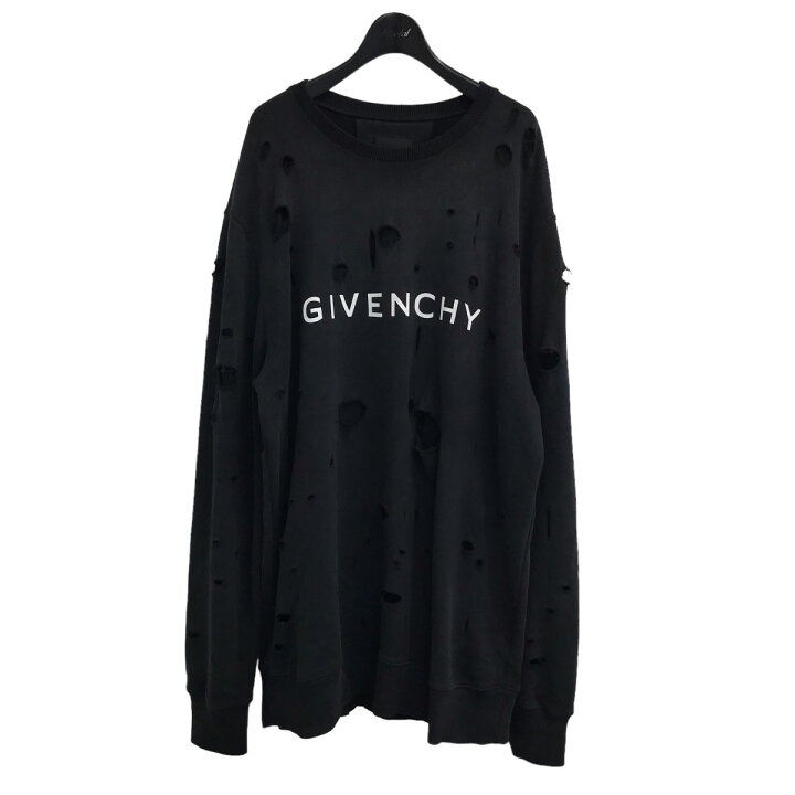 楽天市場】【中古】GIVENCHY 23AW クラッシュ加工ロゴスウェット 