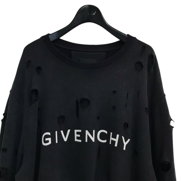 楽天市場】【中古】GIVENCHY 23AW クラッシュ加工ロゴスウェット 