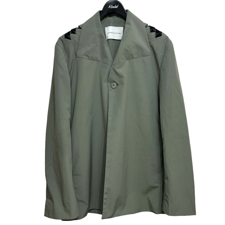 楽天市場】【中古】CORNERSTONE 23AW デザインノーカラージャケット 