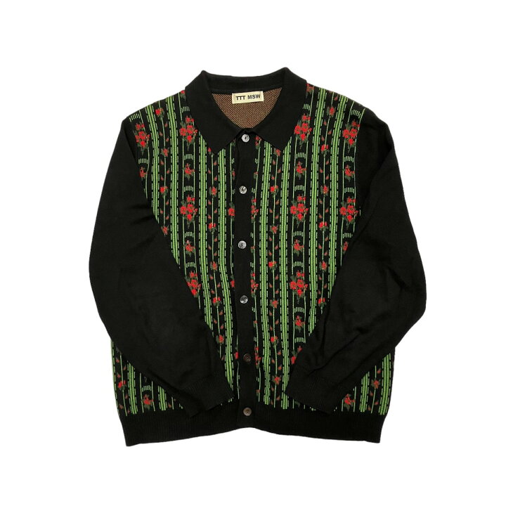 楽天市場】【中古】TTT MSW Flower Jacquard Knit Cardigan  