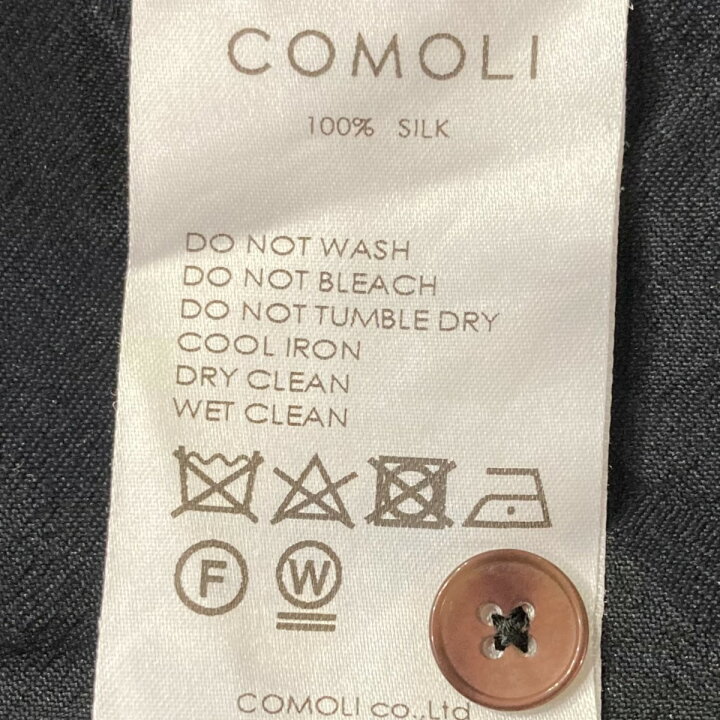 楽天市場】【中古】COMOLI シルクプルオーバーワンピース P01-02011 