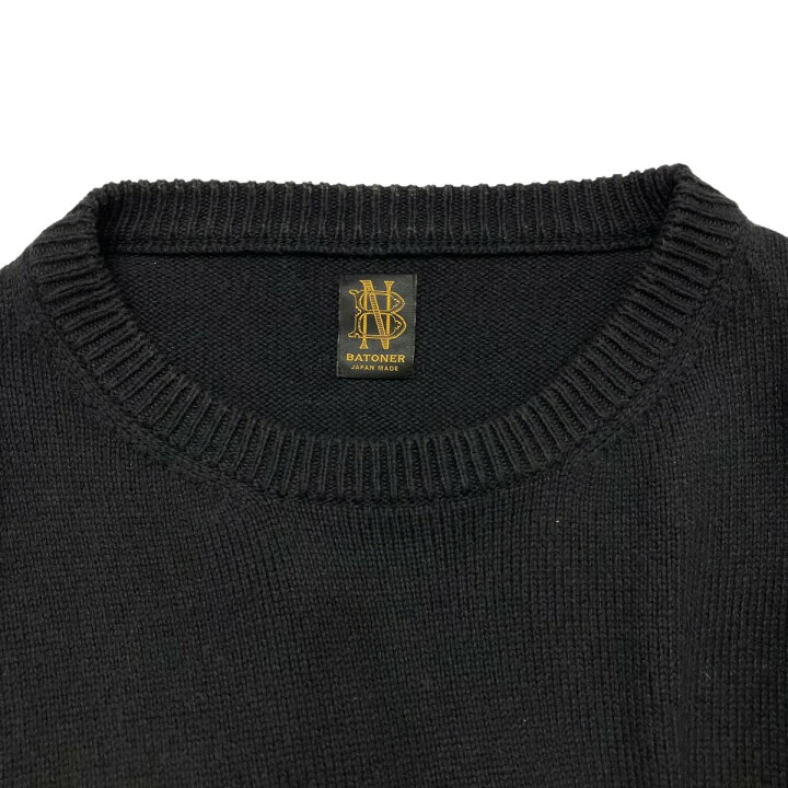 楽天市場】【中古】BATONER コットンカシミヤ スーパーソフト クルー 