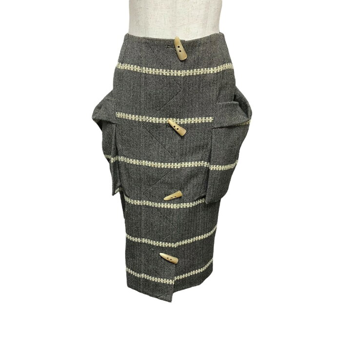 楽天市場】【中古】JOHN GALLIANO スカート 2H12031214 グレー サイズ  
