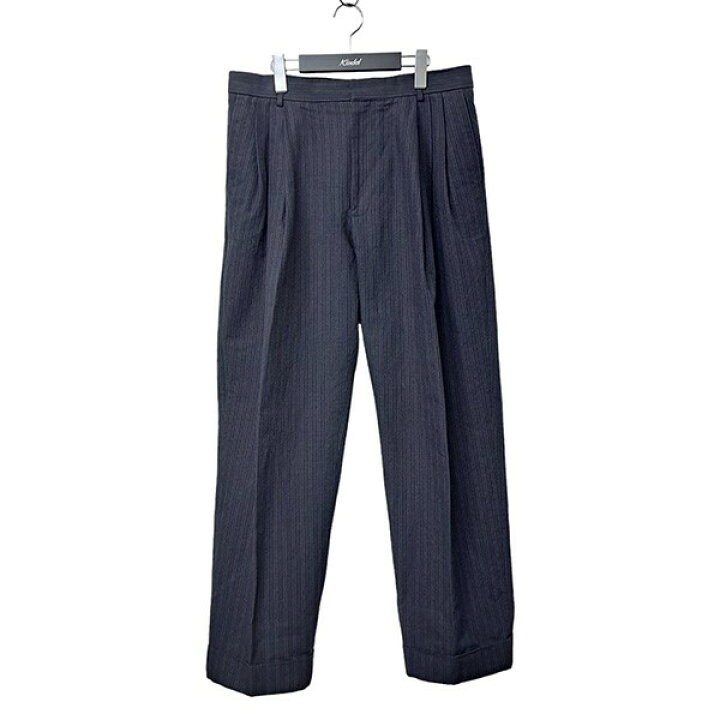 楽天市場】【中古】DRIES VAN NOTEN ストライプ3タックスラックス  