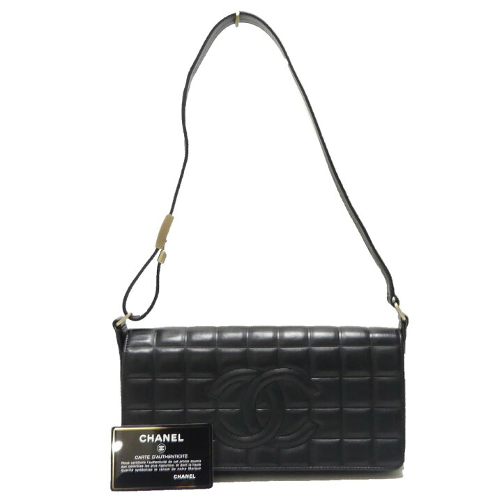 楽天市場】【中古】CHANEL ココマーク チョコバー ラムスキン ワン 