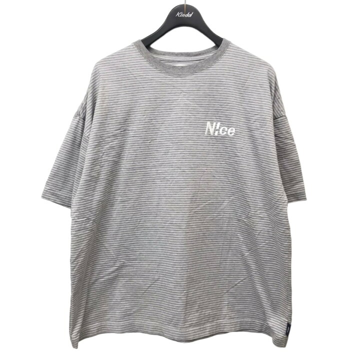 楽天市場】【中古】N!ce Shop 【round logo border tee】 ボーダーT 