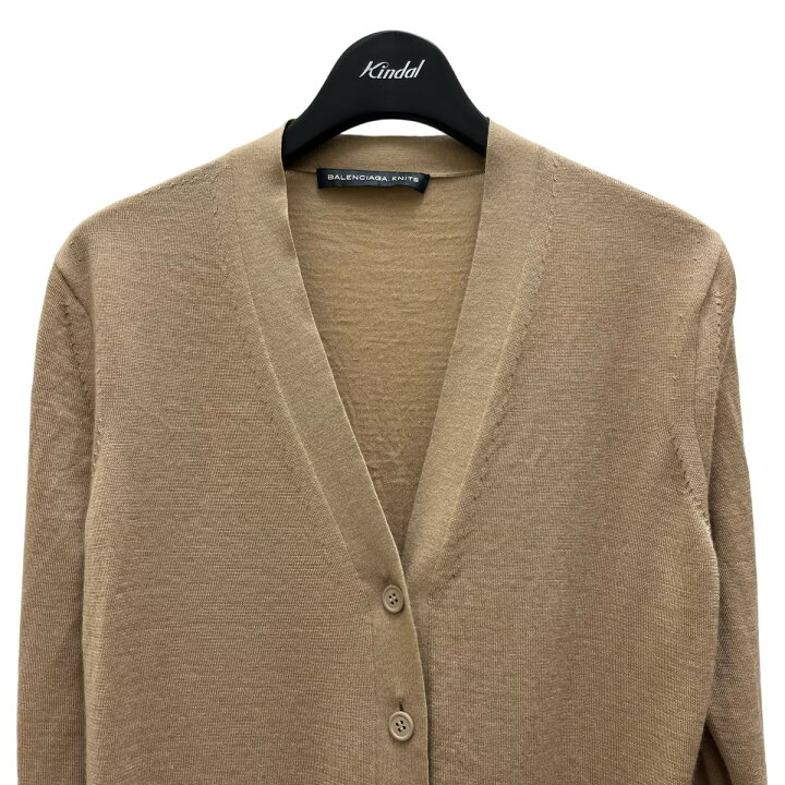 楽天市場】【中古】BALENCIAGA カシミヤニットカーディガン ベージュ 