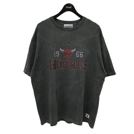【中古】OFF THE COURT BY NBA×JEANS FACTORY別注 チームTシャツ Chicago Bulls プリントTシャツ JF-24SS-002 グレー サイズ：L【価格見直し】