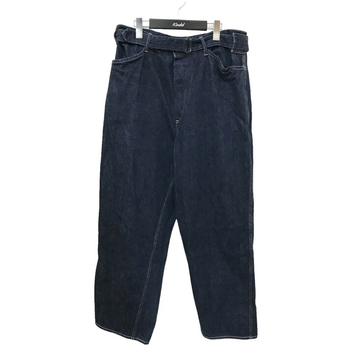 楽天市場】【中古】COMOLI デニム ベルテッドパンツ デニムパンツ W03 