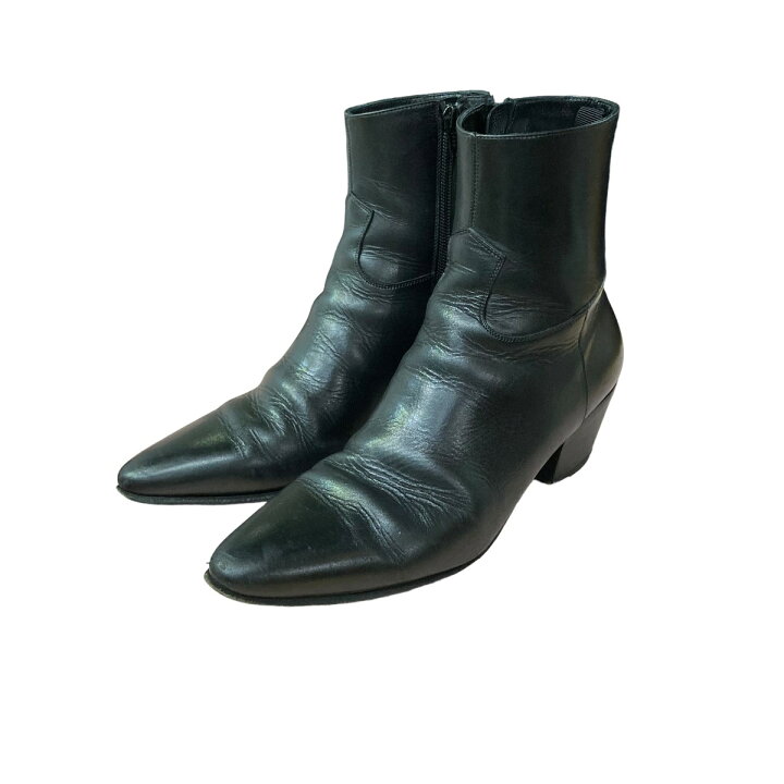 楽天市場】【中古】CELINE サイドジップブーツ ブラック サイズ：39 