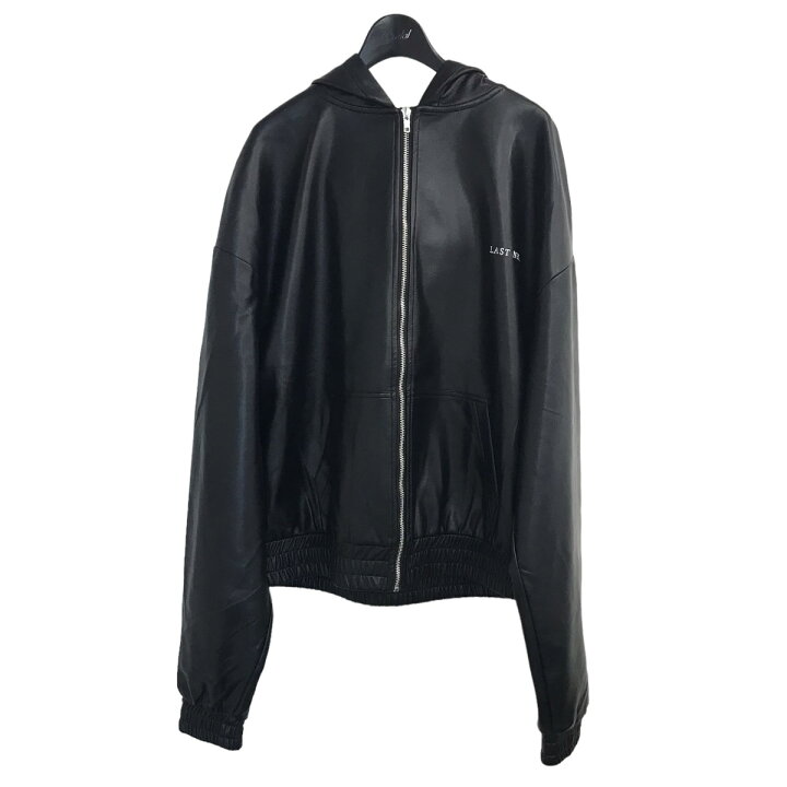 楽天市場】【中古】LAST NEST フーデットフェイクレザージャケット  