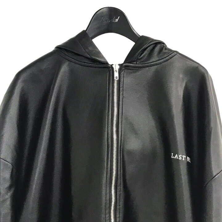 楽天市場】【中古】LAST NEST フーデットフェイクレザージャケット 