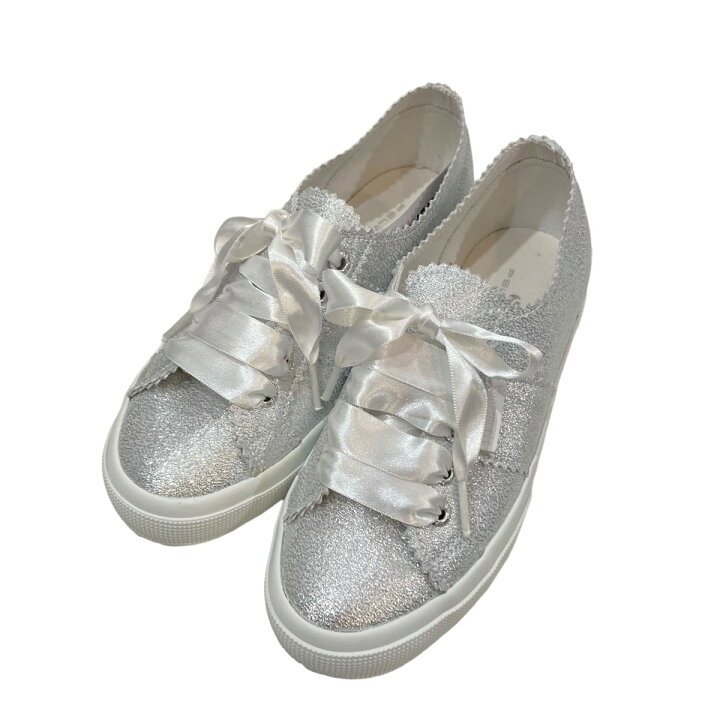 楽天市場】【中古】PELLICO×SUPERGA LAME SATIN LACES ラメサテン 