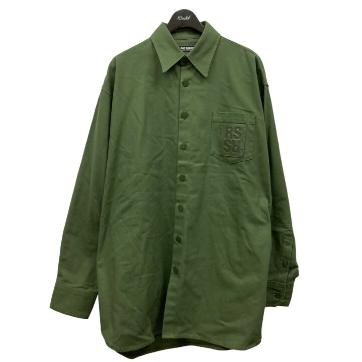 楽天市場】【中古】RAF SIMONS 22AWR PIN OVERSIZED DENIM SHIRT 