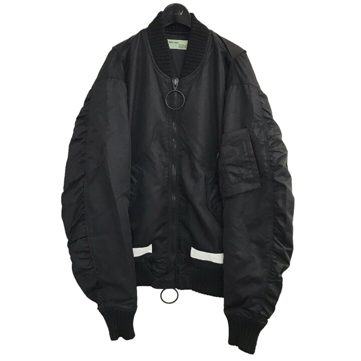 楽天市場】【中古】OFFWHITE17AW 「Brushed Bomber Jacket  
