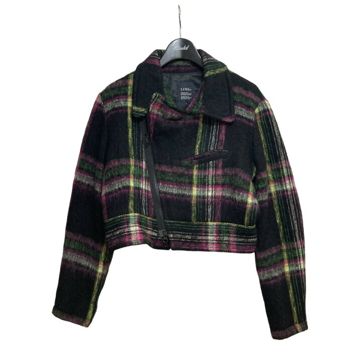 楽天市場】【中古】LIMI feuチェック ショート丈ウールジャケット LO 