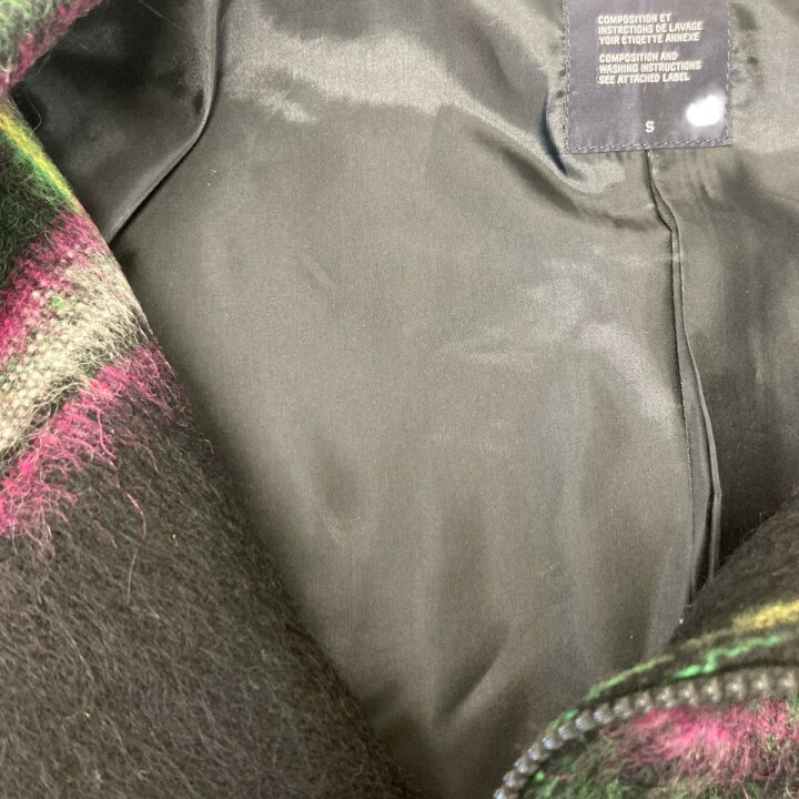 楽天市場】【中古】LIMI feuチェック ショート丈ウールジャケット LO 