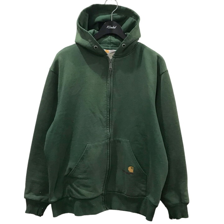 楽天市場】【中古】CarHartt 80s ジップアップパーカー グリーン 