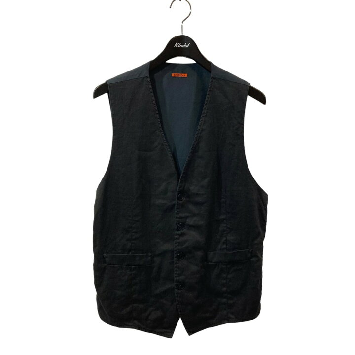 楽天市場】【中古】BARENA ジレ ブラック サイズ：48 【150824 