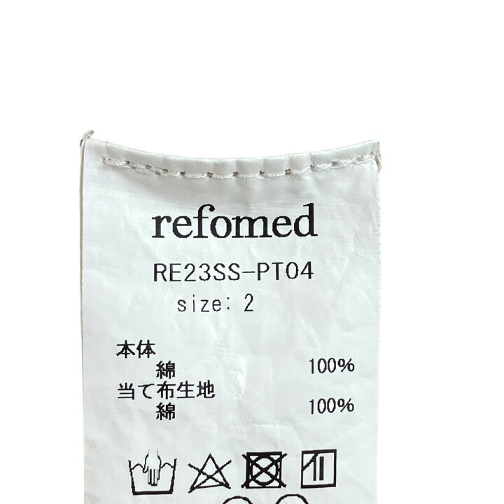 楽天市場】【中古】refomed RIGHT HANDED CHINOS チノパン RE23SS-PT04  